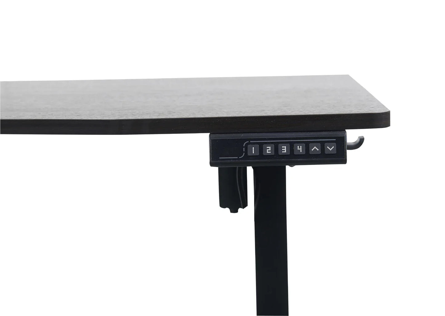 120 x 60cm Electric Standing Desk Height Adjustable Motorised Electric Sit Stand in Black - Mekamart Australia