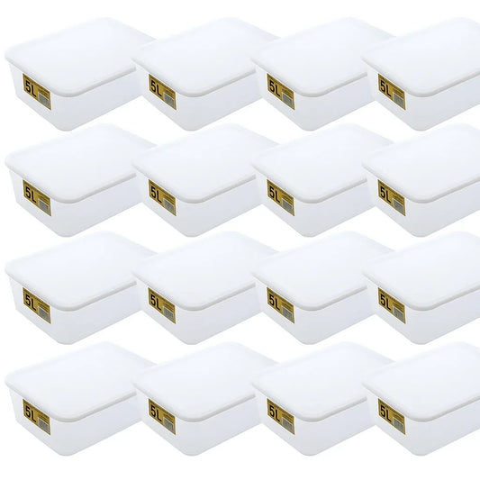 16x 5L Food Storage Containers w/ Lids Bulk Lot - Made in Australia - Mekamart Australia