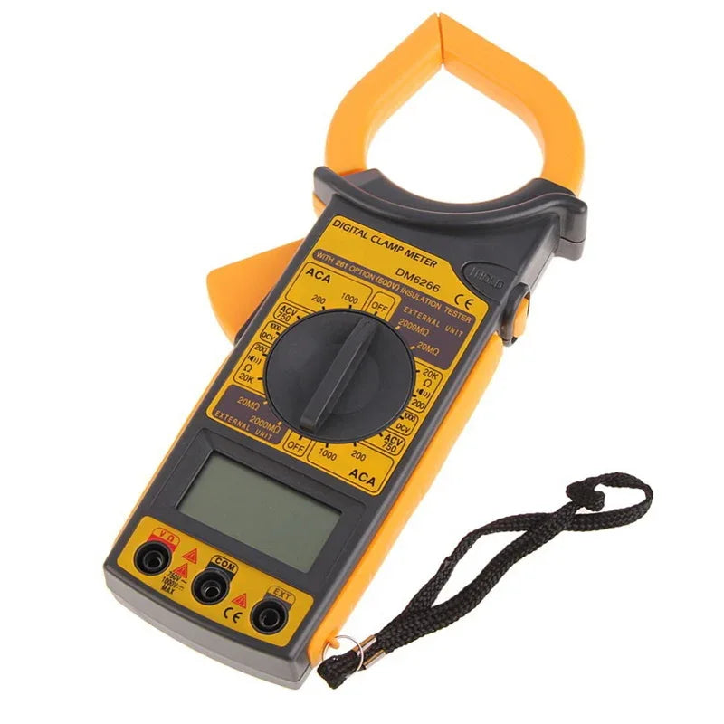 Digital Clamp Meter AC/DC Voltage Resistance Frequency DM6266 - Batteries Incl. - Mekamart Australia