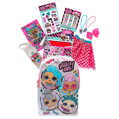 LOL Retail Showbag Backpack Necklace Skirt Earrings and More