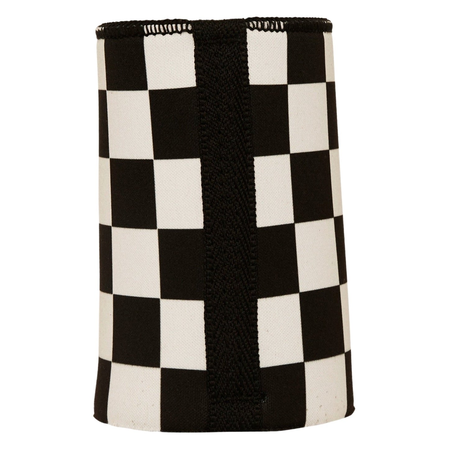 Large Checkerboard Stubby Cooler - Standard