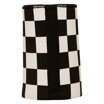Large Checkerboard Stubby Cooler - Standard
