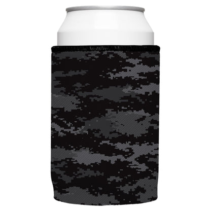 Digital Pixel Black Camo Stubby Cooler 2-Pack - Standard