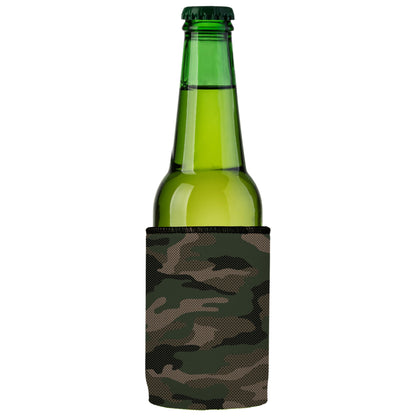 Green Camo Dot Pattern Stubby Cooler 2-Pack - Standard