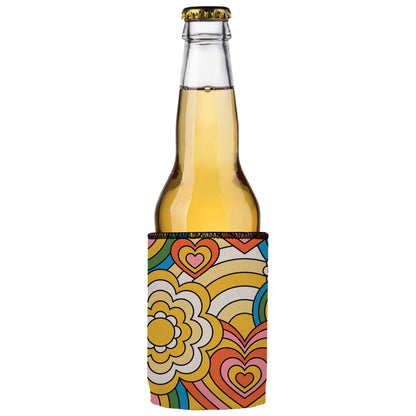 60s Hearts Stubby Cooler 2-Pack - Standard