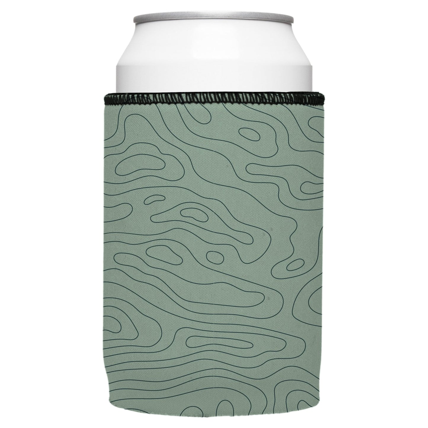 Topographic Map Stubby Cooler 2-Pack - Standard