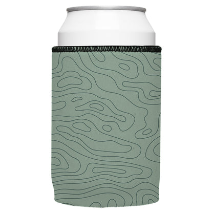 Topographic Map Stubby Cooler 2-Pack - Standard