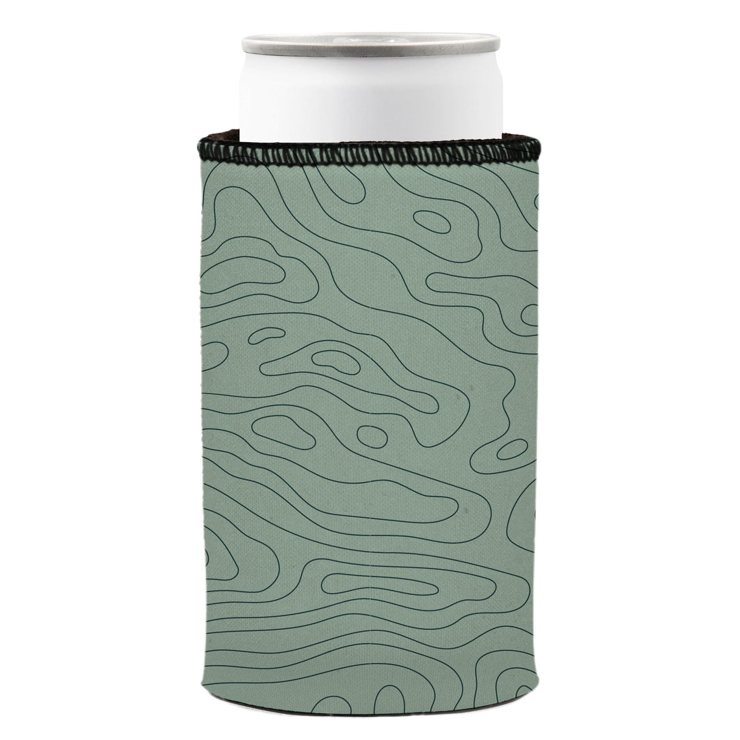 Topographic Map Stubby Cooler - Standard