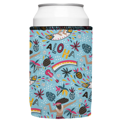 Surfing Aloha Stubby Cooler 2-Pack - Standard