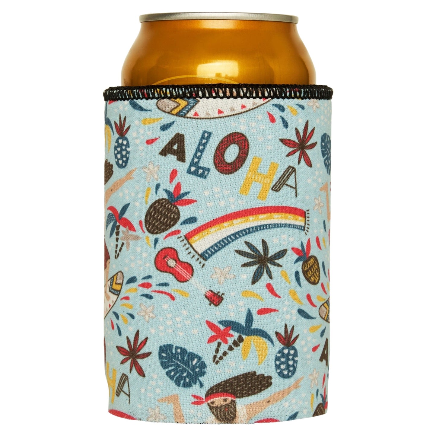 Surfing Aloha Stubby Cooler - Standard