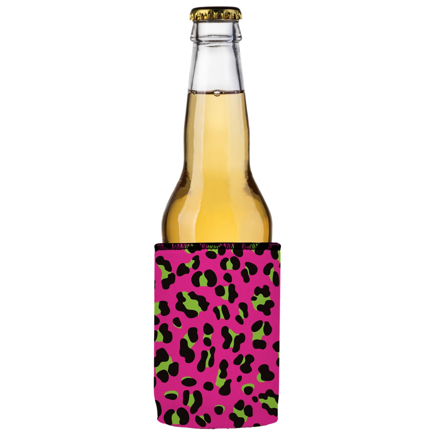 80s Leopard Print Stubby Cooler 2-Pack - Standard