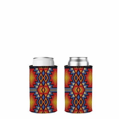 Huichol Beading Stubby Cooler 2-Pack - Standard