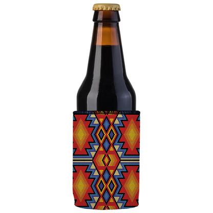 Huichol Beading Stubby Cooler 2-Pack - Standard
