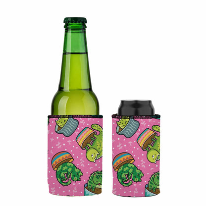 Cats in a Flowerpot Stubby Cooler 2-Pack - Standard