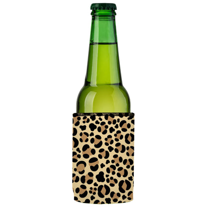 Leopard Print Stubby Cooler 2-Pack - Standard