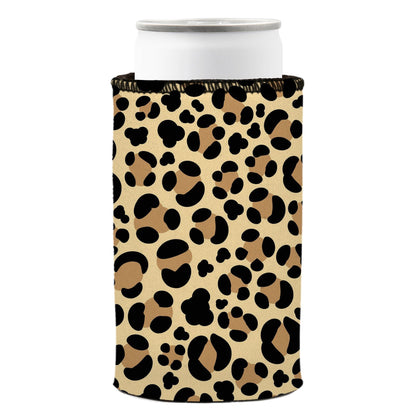 Leopard Print Stubby Cooler 2-Pack - Standard