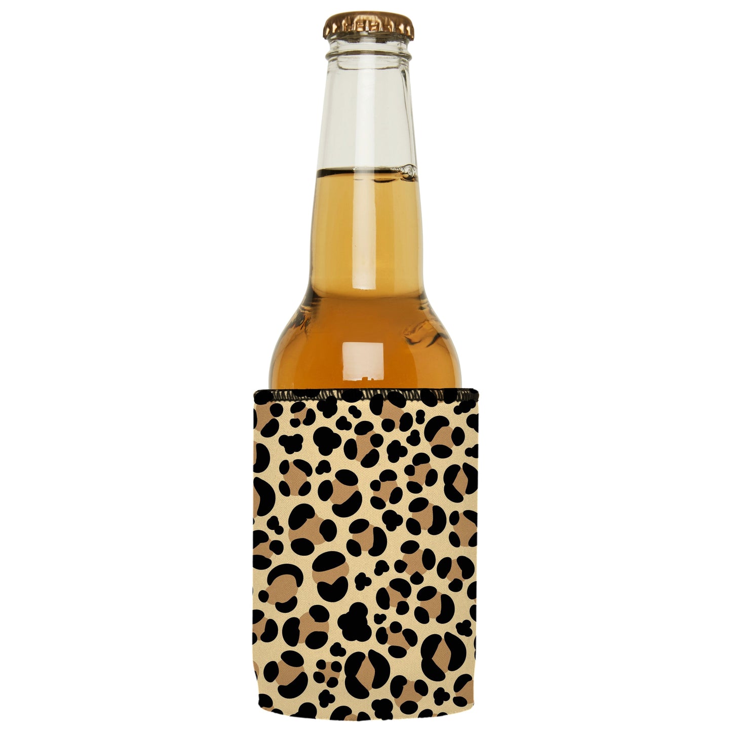 Leopard Print Stubby Cooler - Standard