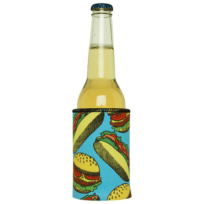 Hamburgers & Sandwiches Stubby Cooler - Standard - Mekamart Australia