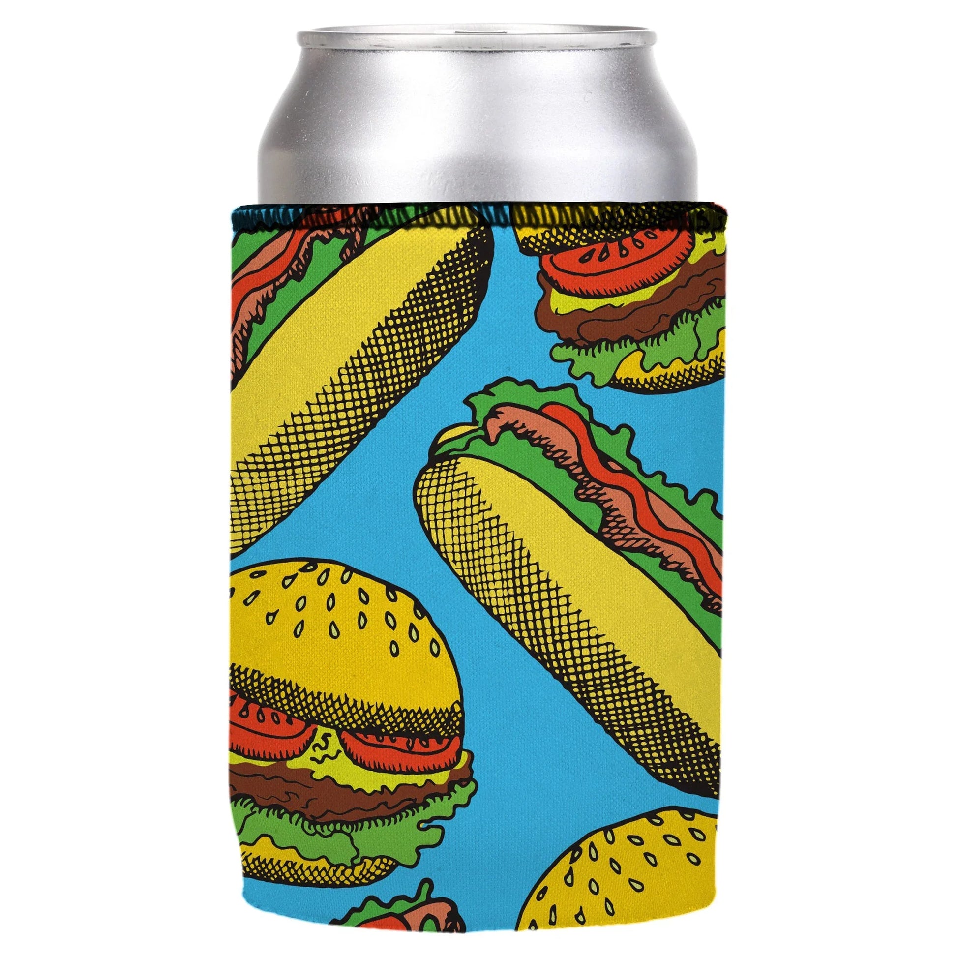 Hamburgers & Sandwiches Stubby Cooler - Standard - Mekamart Australia