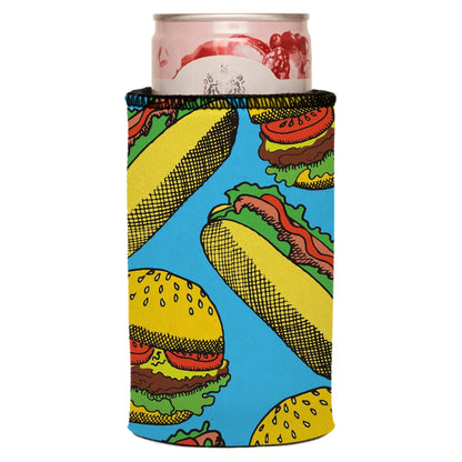 Hamburgers & Sandwiches Stubby Cooler - Standard - Mekamart Australia