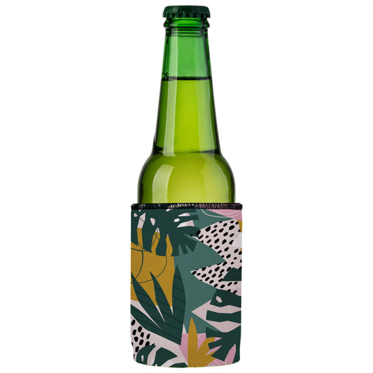Exotic Jungle Plants Stubby Cooler - Standard - Mekamart Australia