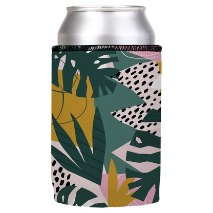 Exotic Jungle Plants Stubby Cooler - Standard - Mekamart Australia