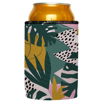 Exotic Jungle Plants Stubby Cooler - Standard - Mekamart Australia