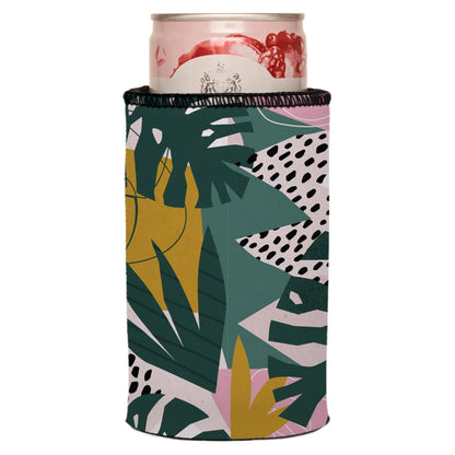 Exotic Jungle Plants Stubby Cooler - Standard - Mekamart Australia