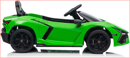 Lamborghini Revuelto Licensed Ride on 12V Remote Control Power Battery Car With Scissor door – Green