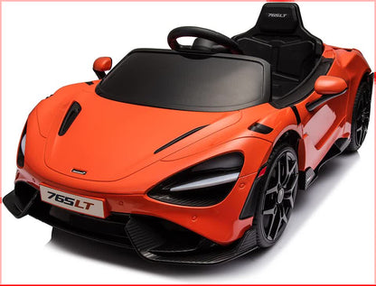 12V Licensed McLaren 765LT Kids Ride On Sports Electric Car