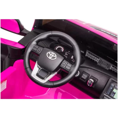 TOYOTA HILUX KIDS RIDE ON CAR 24V 800W 4 X 4 Ute – Pink