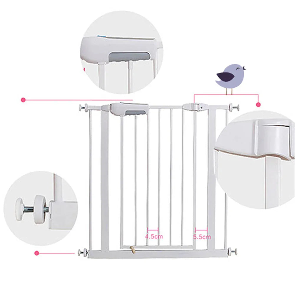 Adjusted Baby Pet Child Safety Security Gate Auto Swing Door - Mekamart Australia