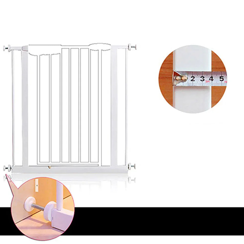 Adjusted Baby Pet Child Safety Security Gate Auto Swing Door - Mekamart Australia
