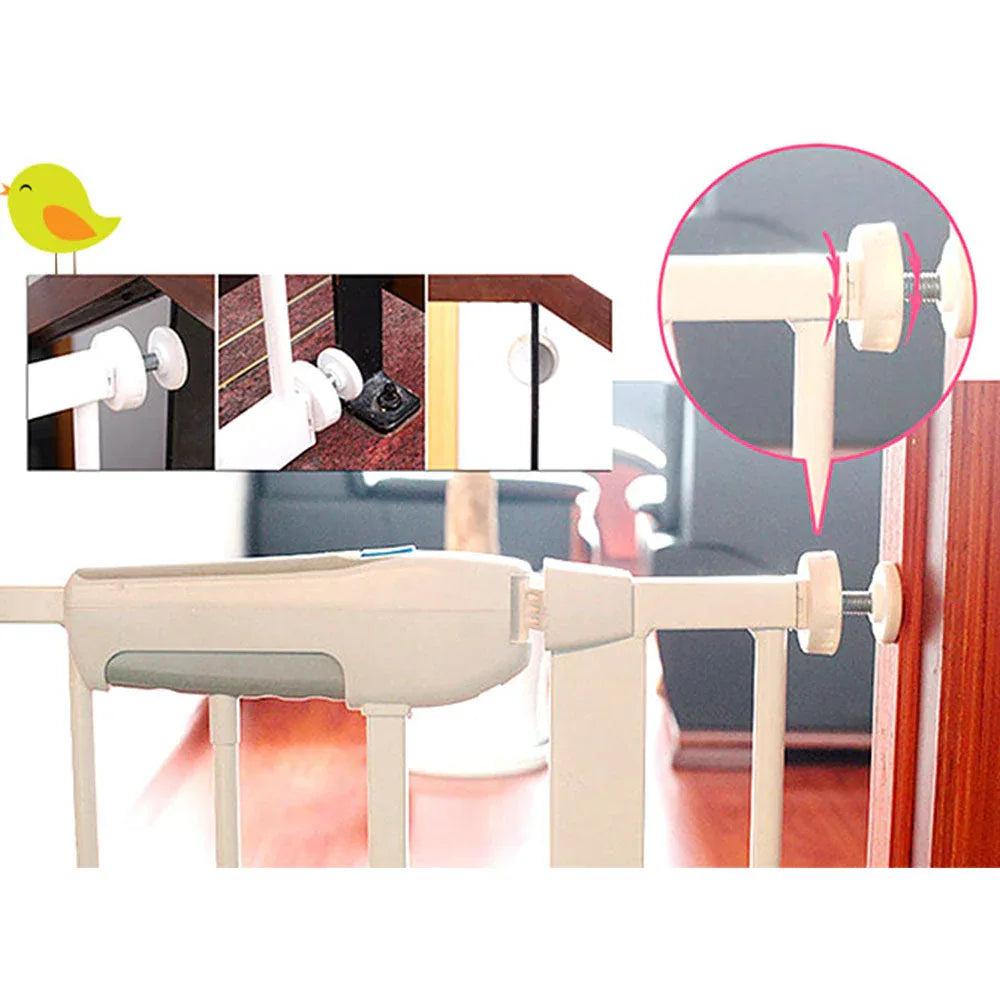 Adjusted Baby Pet Child Safety Security Gate Auto Swing Door - Mekamart Australia
