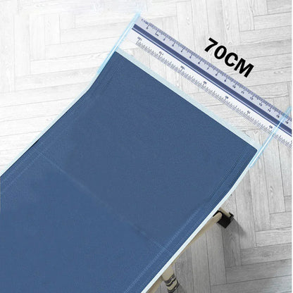 Camping Portable Stretcher Single Foldable Folding Bed Recliner Mat - navy - Mekamart Australia