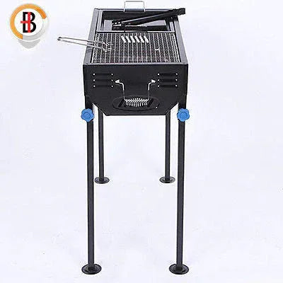 Portable Outdoor Mangal BBQ Grill Charcoal Shish Kebab Shashly Picnic Camping - Mekamart Australia