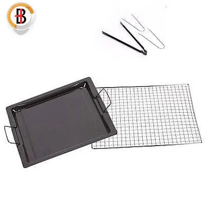 Portable Outdoor Mangal BBQ Grill Charcoal Shish Kebab Shashly Picnic Camping - Mekamart Australia