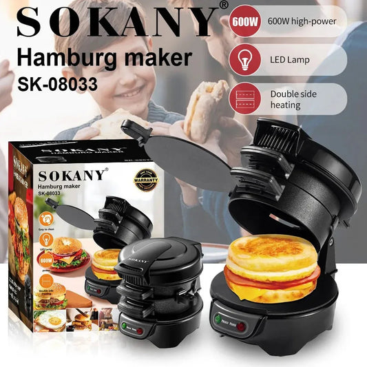 Sokany Burger Maker – Non-Stick, Easy & Fast Cooking - Mekamart Australia