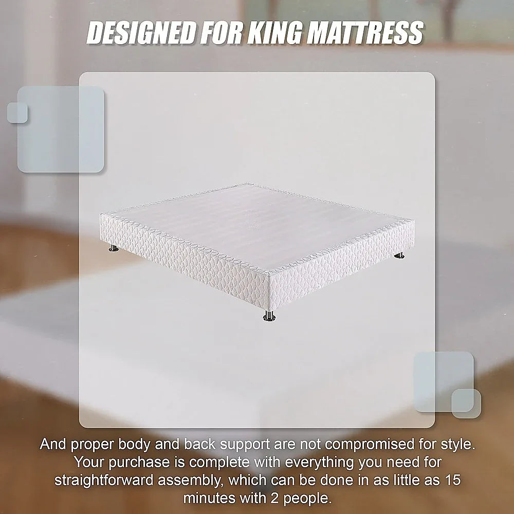 King Bed Ensemble Frame Base - Mekamart Australia