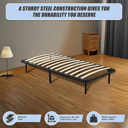 Single Metal Bed Frame - Bedroom Furniture - Mekamart Australia