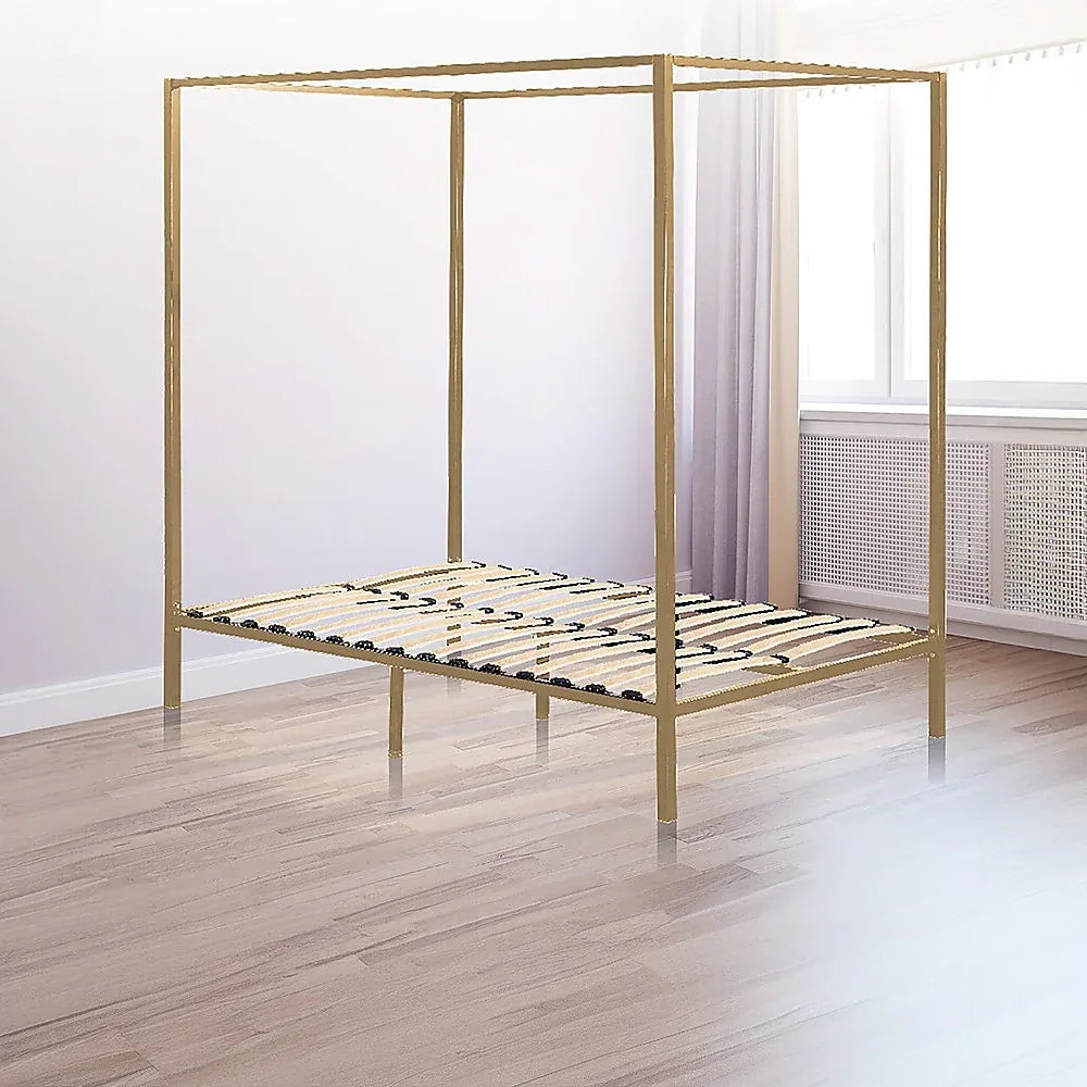 4 Four Poster Queen Bed Frame - Mekamart Australia