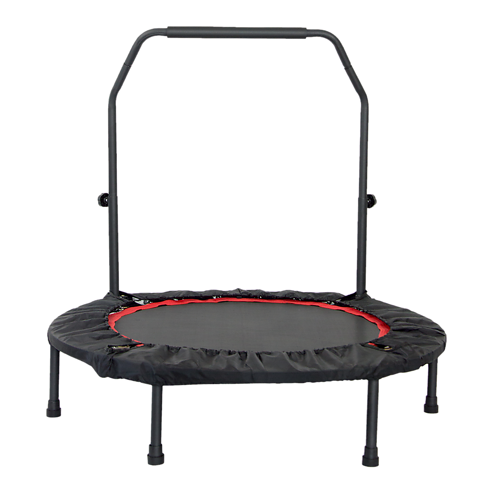 Mini Rebounder Trampoline with Adjustable Handle – Fitness Bounce Trainer
