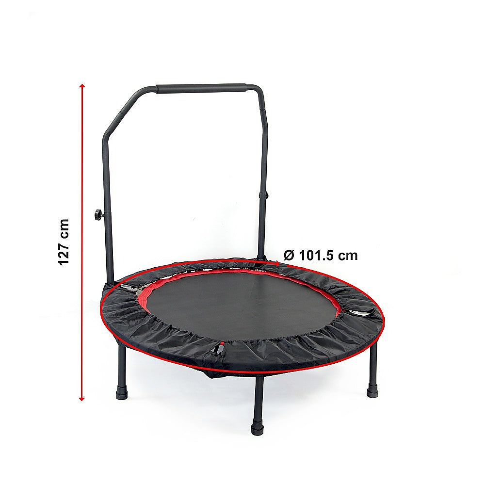 Mini Rebounder Trampoline with Adjustable Handle – Fitness Bounce Trainer
