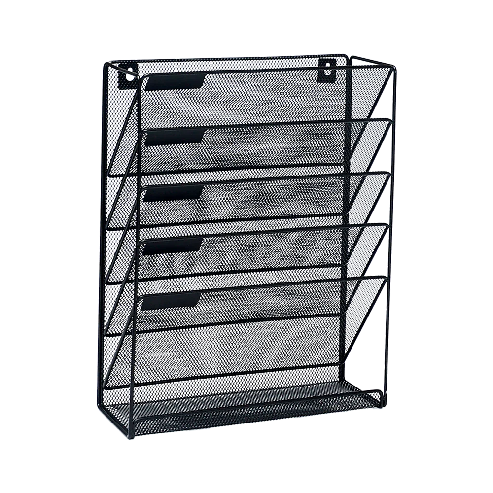 Wall Mount 6 Pocket Hanging File Sorter Organizer Folder Holder Rack Storage - Mekamart Australia