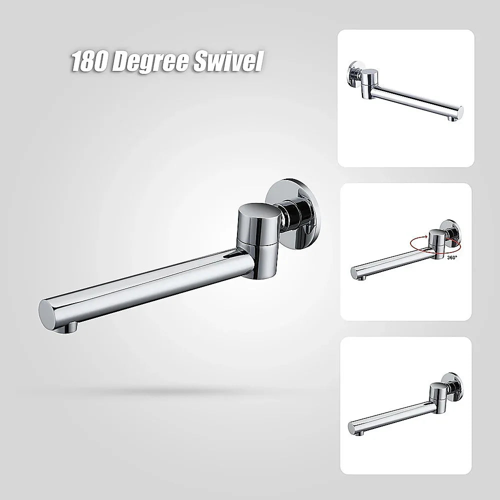 240mm Brass Bath Safety Spout Swivel