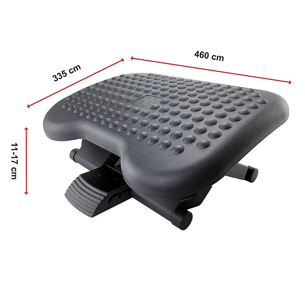 Footrest Under Desk Foot / Leg Rest for Office Chair Ergonomic Computer Plastic - Mekamart Australia