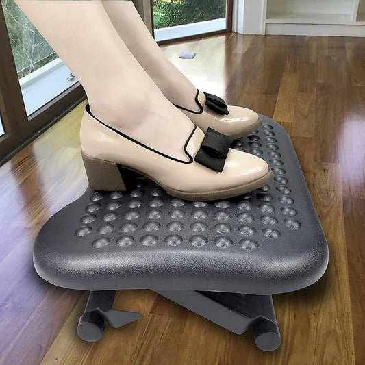 Footrest Under Desk Foot / Leg Rest for Office Chair Ergonomic Computer Plastic - Mekamart Australia