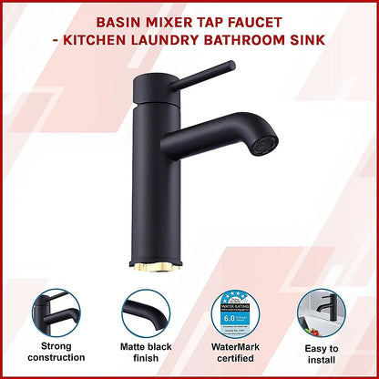 Basin Mixer Tap Faucet -Kitchen Laundry Bathroom Sink - Mekamart Australia