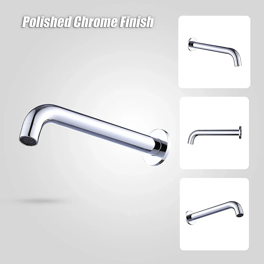 220mm Bath Spout in Polished Chrome Finish - Mekamart Australia