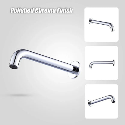 220mm Bath Spout in Polished Chrome Finish - Mekamart Australia